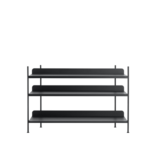 Muuto Compile Shelving System - Configuration 2 - Black