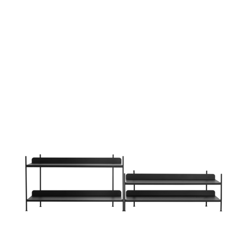 Muuto Compile Shelving System - Configuration 5 - Black