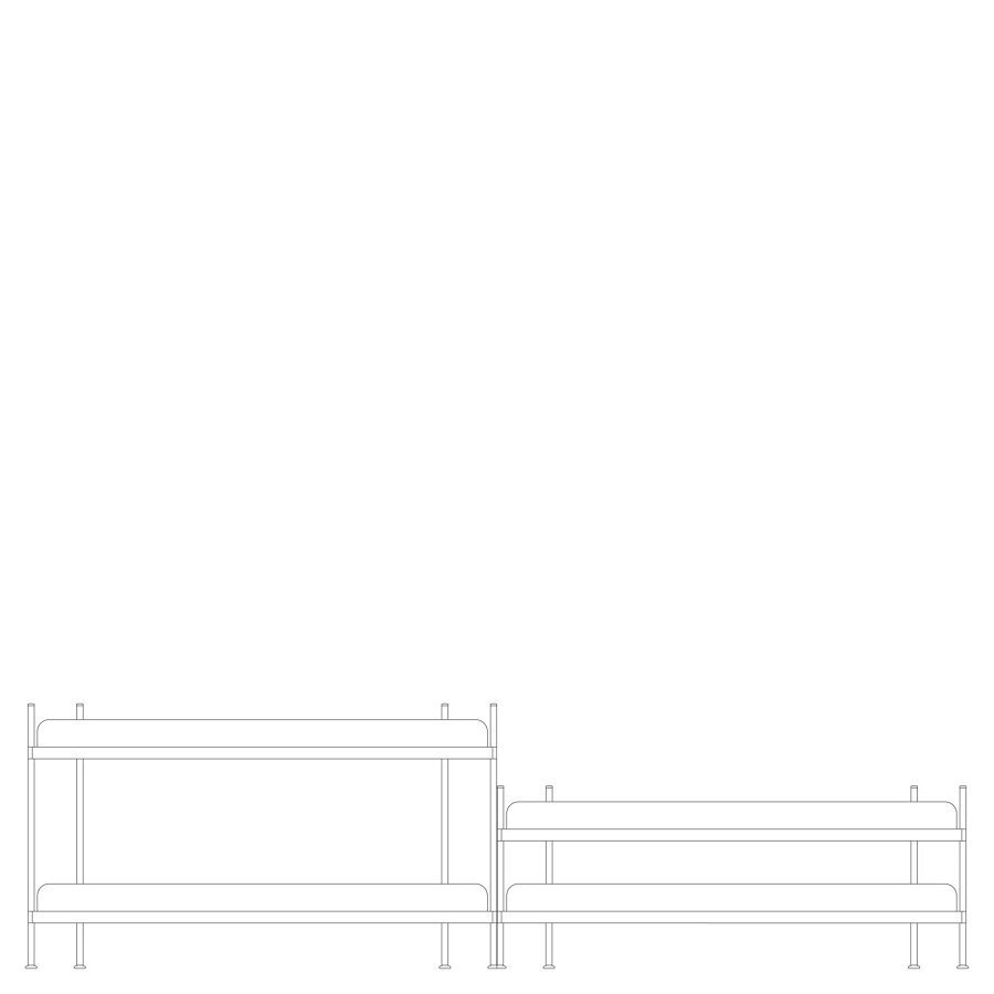 Muuto Compile Shelving System - Configuration 5