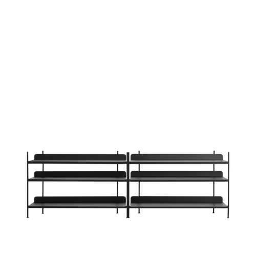 Muuto Compile Shelving System - Configuration 6 - Black