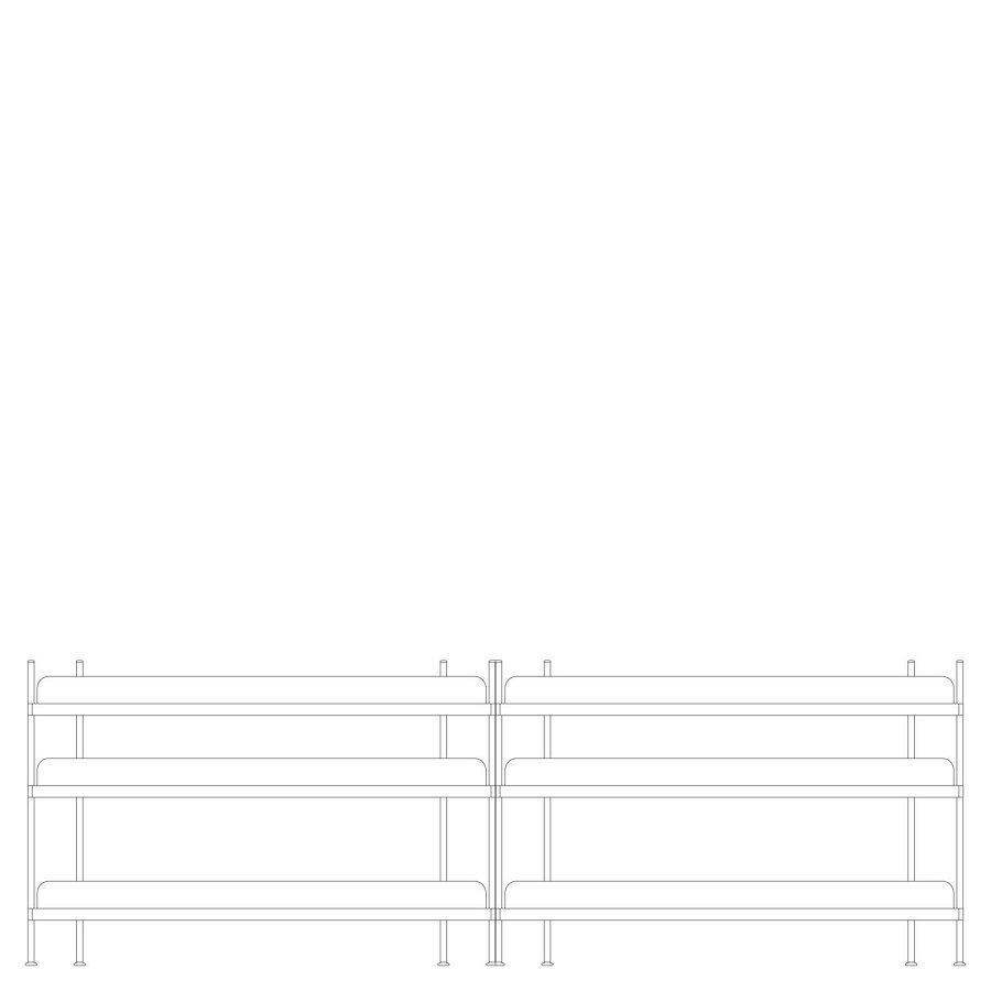 Muuto Compile Shelving System - Configuration 6
