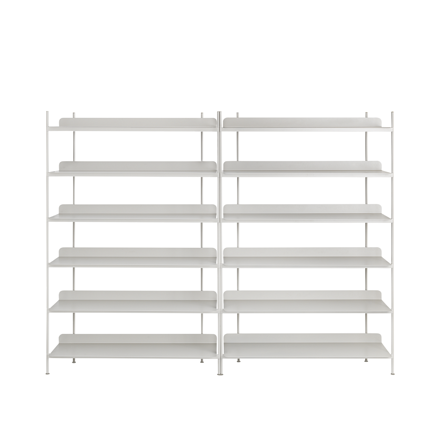 Muuto Compile Shelving System - Configuration 8 - Grey