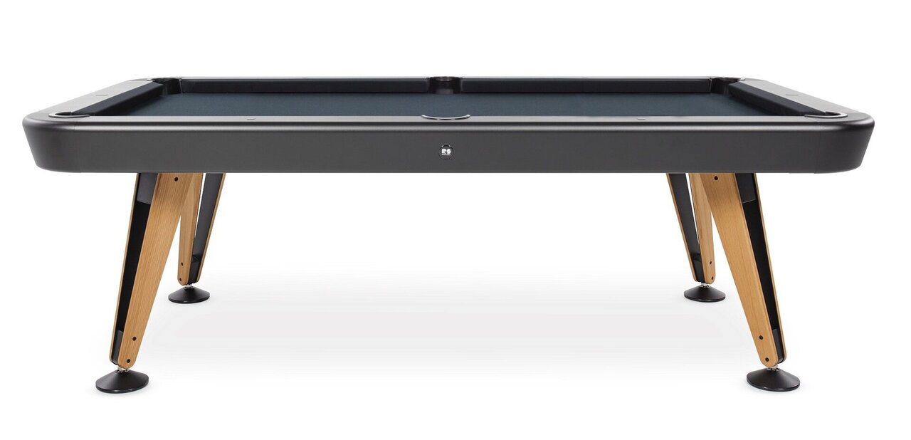 RS Barcelona Diagonal Pool Table Outdoor - Sportgeräte - Schwarz - Stoff Schwarz
