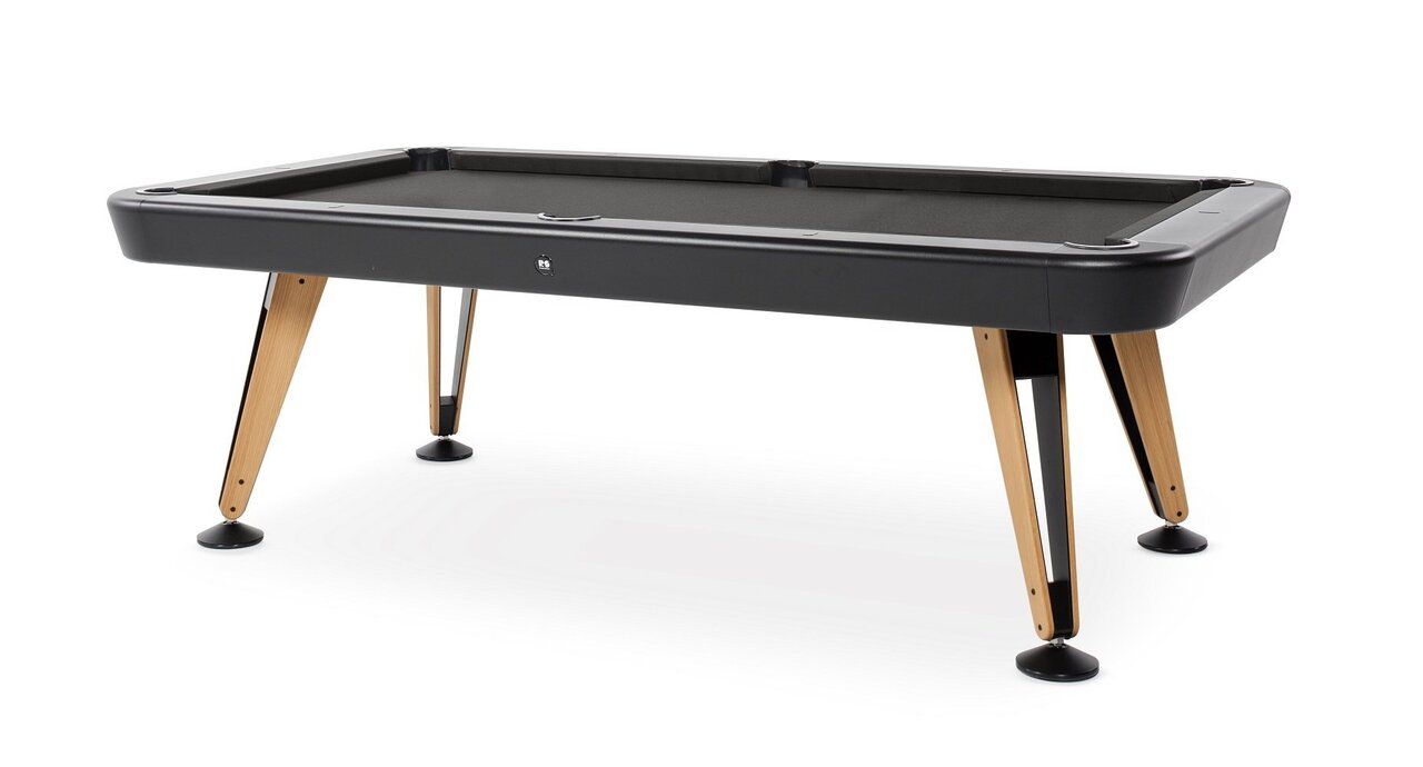 RS Barcelona Diagonal Pool Table Outdoor - Sportgeräte - Schwarz - Stoff carbon