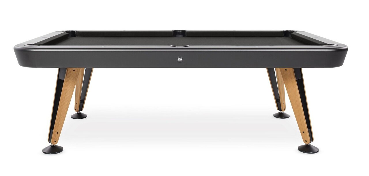 RS Barcelona Diagonal Pool Table Outdoor - Sportgeräte - Schwarz - Stoff carbon