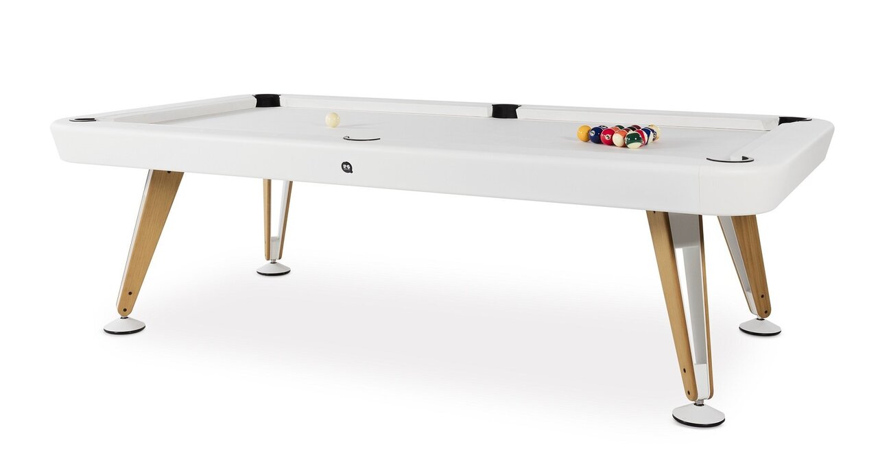 RS Barcelona Diagonal Pool Table Outdoor - Sportgeräte - Weiß - Stoff Weiß