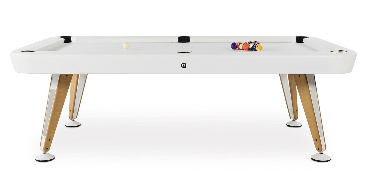 RS Barcelona Diagonal Pool Table Outdoor - Sportgeräte - Weiß - Stoff Weiß