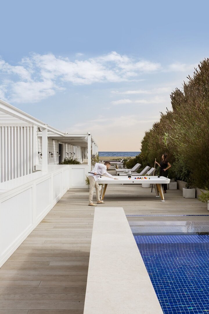 RS Barcelona Diagonal Pool Table Outdoor - Sportgeräte
