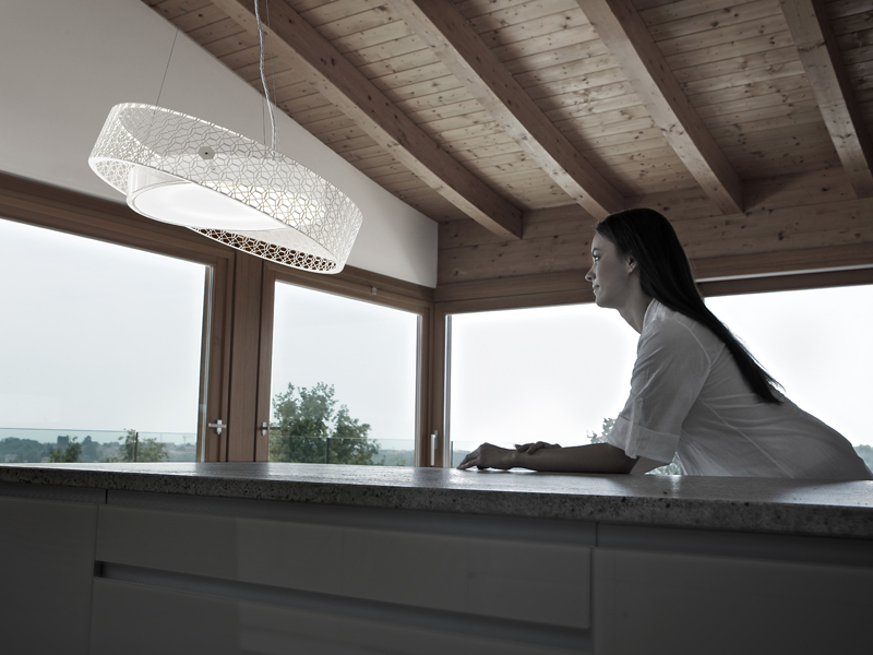 Icone Minitallux Net-S Pendelleuchte Runde Form