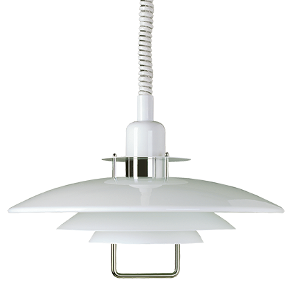 BELID PRIMUS III PENDANT Ø500 - WHITE/CHROME