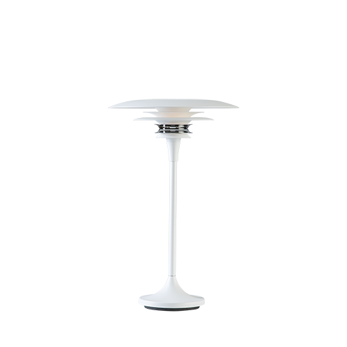 Belid Diablo Table Lamp Ø300 H484 - Matte White/Brass