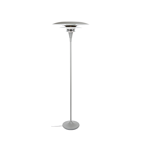 Belid Diablo Floor Lamp Ø500 H1492 - Gray/Glossy Black