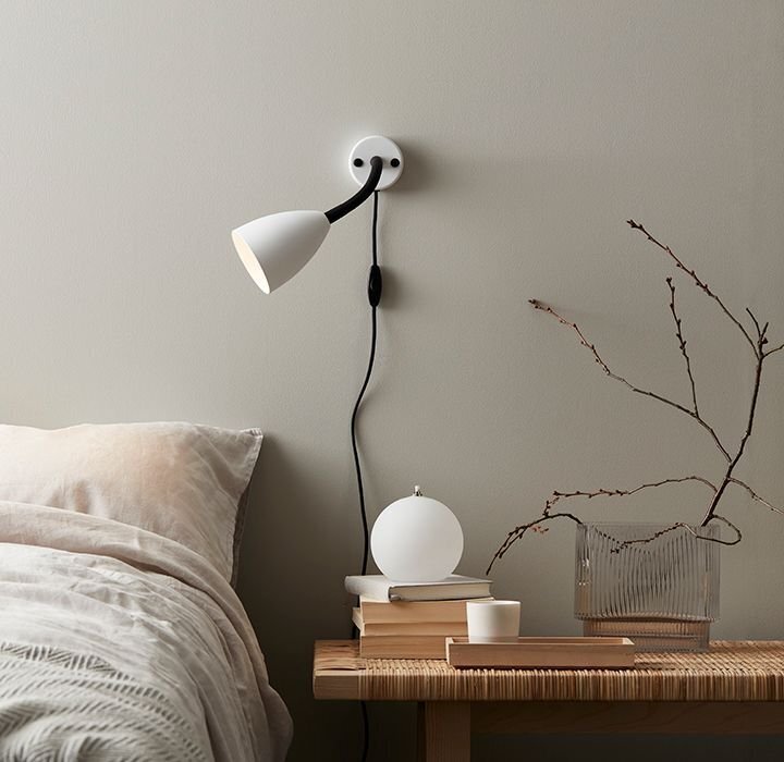 Belid Trotsig Wall Lamp Ø104 H400 - White