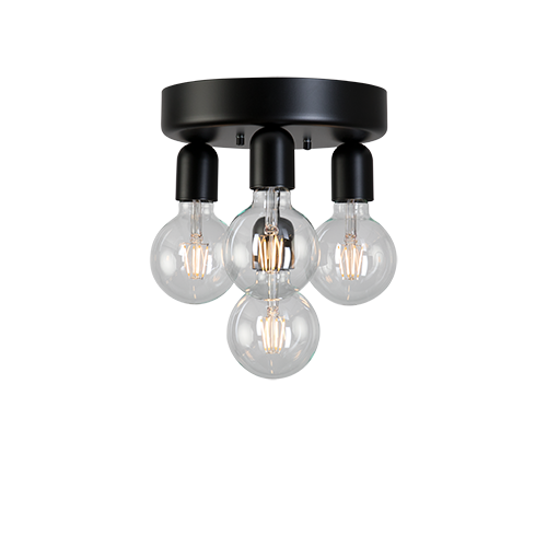 Belid Regal Ceiling 4 Ø230 - Matte Black