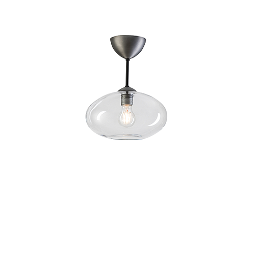 Belid Bullo Ceiling Ø270 H320 - Clear Glass/