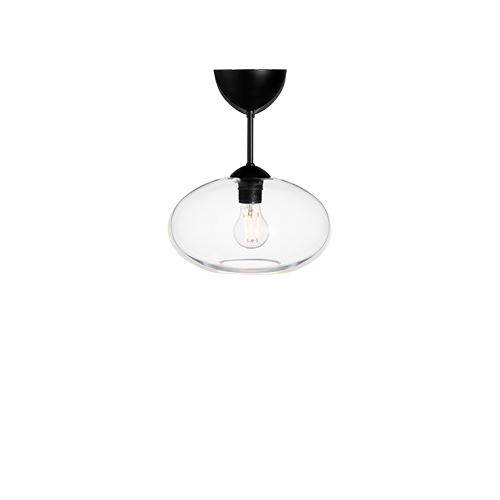 Belid Bullo Ceiling Ø270 H320 - Opal Glass/Matte Black