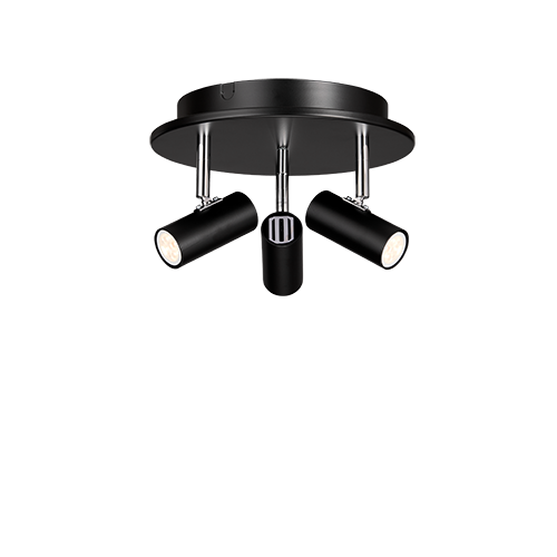 Belid Cato 3 Spotlight Ø250 - Matte Black