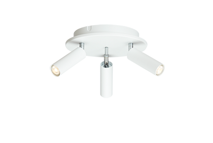 Belid Cato Slim 3 Rund Spotlight - Matte White