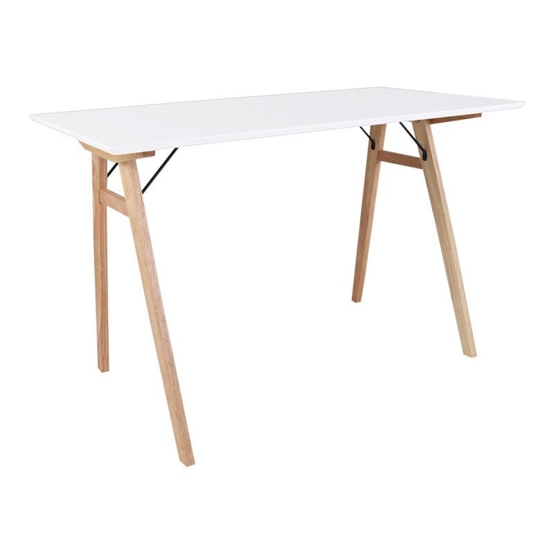 House N Vojens Desk - White / Natural