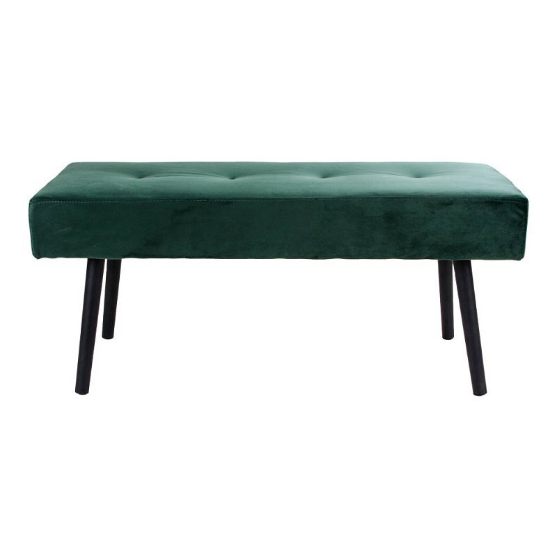 House N Skiby Bench - Dark Green Velvet