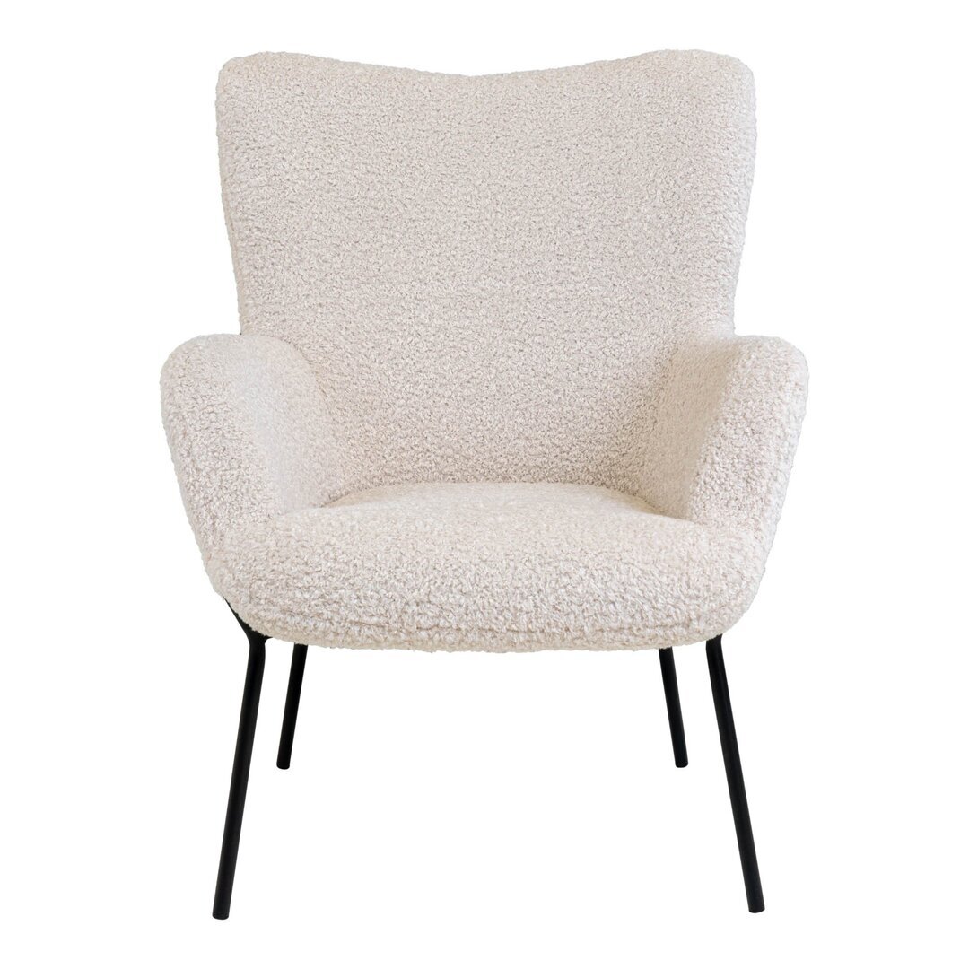 House N Glasgow Chair White w. Black Legs