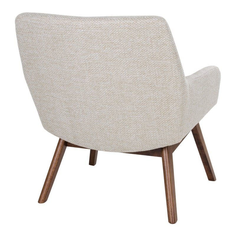 House N London Lounge Chair  - Sand / walnut legs