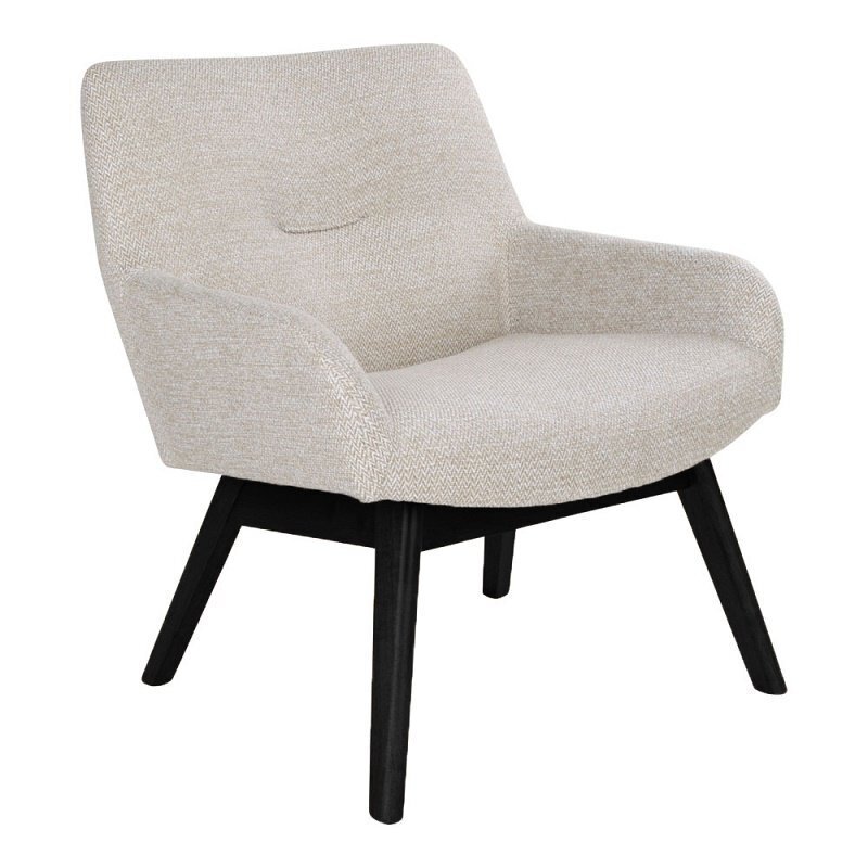 House N London Lounge Chair  - Sand / black legs
