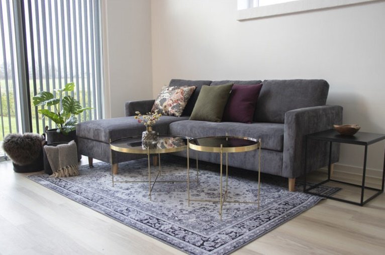 House N Havana Rug Black/White