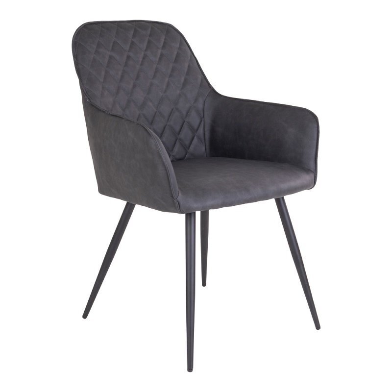 House N Harbo Dining Chair - dark grey PU