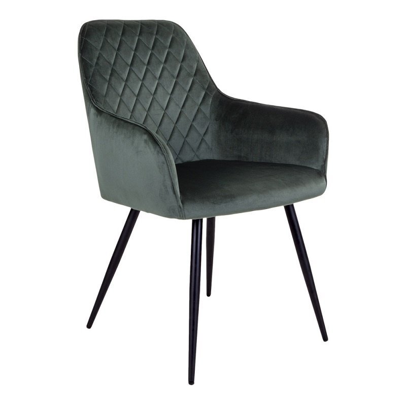 House N Harbo Dining Chair - green velvet