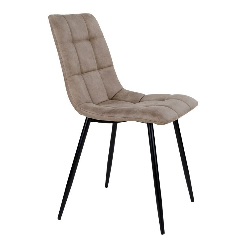 House N Middelfart Dining Chair - Light brown microfiber