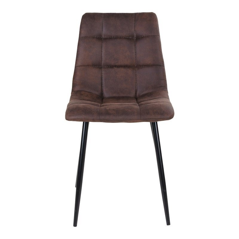 House N Middelfart Dining Chair - Dark brown microfiber