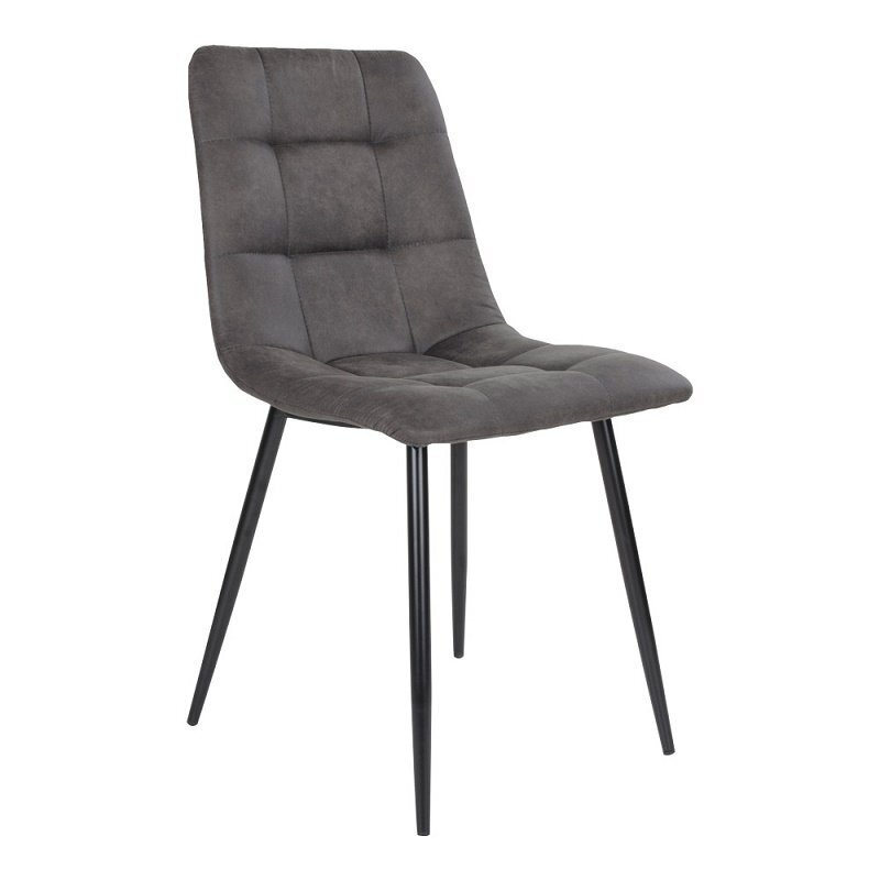 House N Middelfart Dining Chair - Dark grey microfiber
