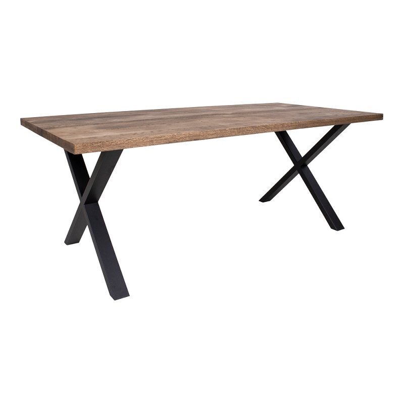 House N Montpellier Dining Table - smoked oiled oak