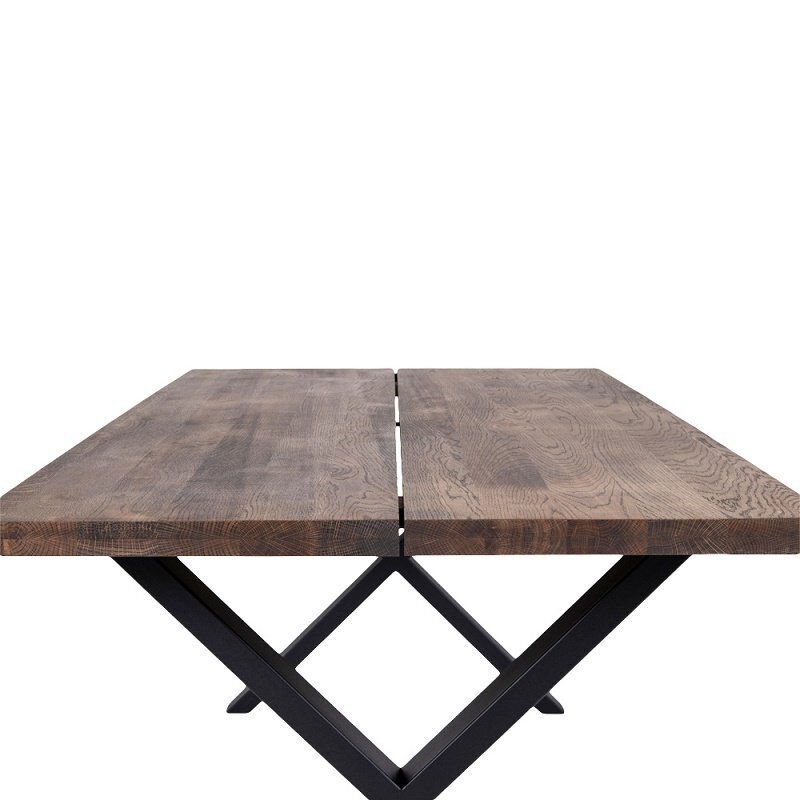 House N Montpellier Dining Table - smoked oiled oak