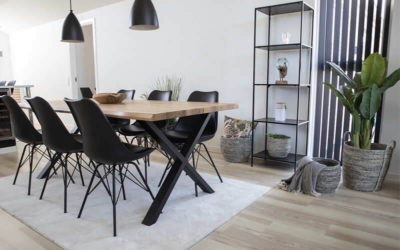 House N Oslo Dining Chair Black legs