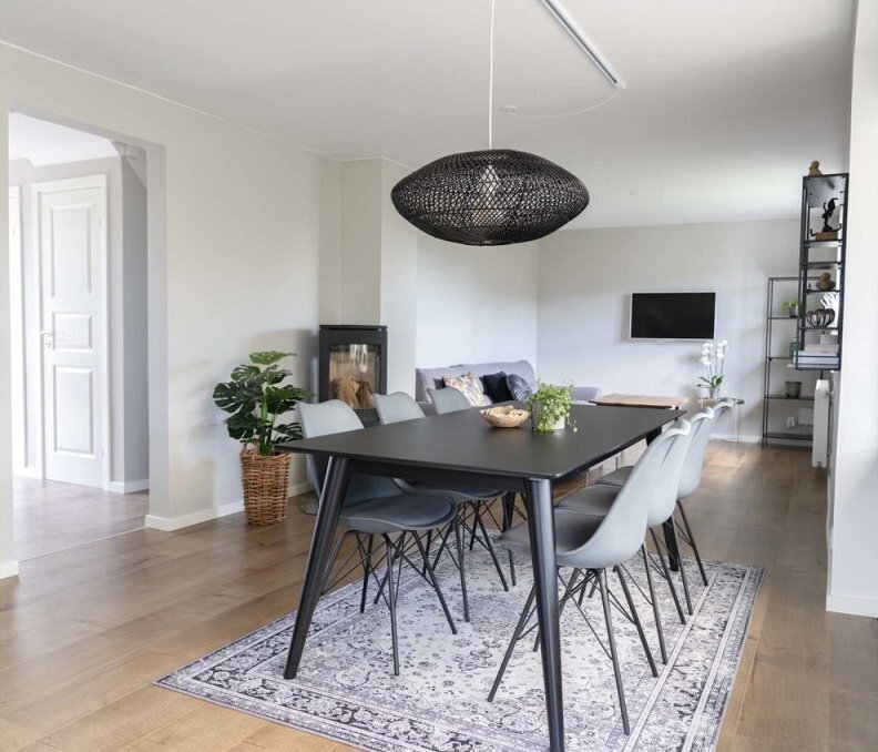 House N Oslo Dining Chair Black legs