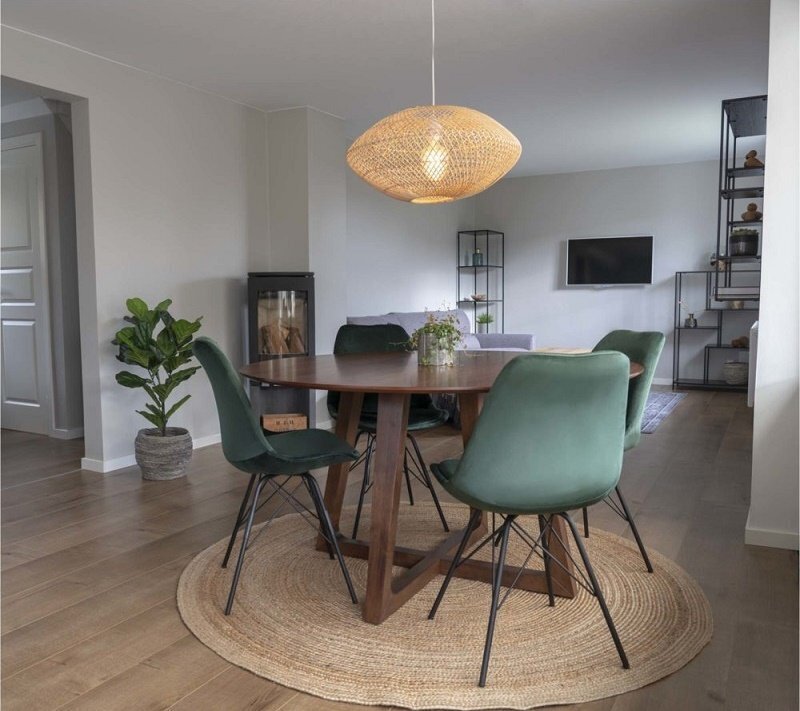 House N Oslo Dining Chair Black legs
