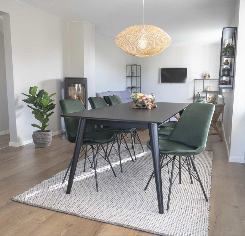 House N Oslo Dining Chair Black legs