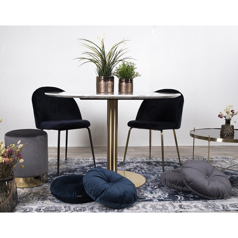 House N Geneve Dining Chair with Brass Legs