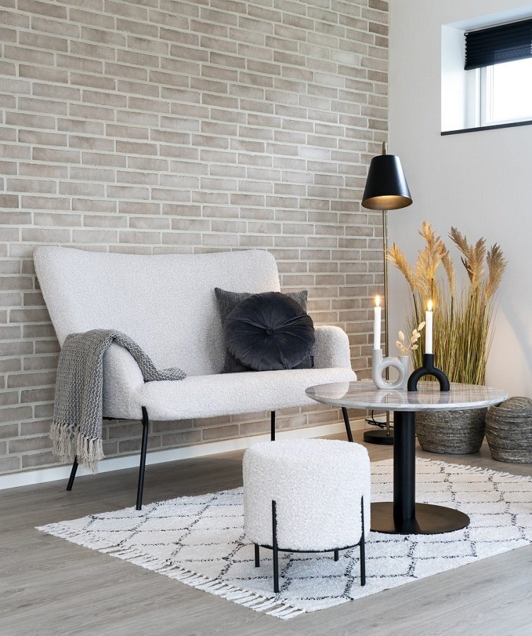 House N Bolzano Coffee Table - Black base