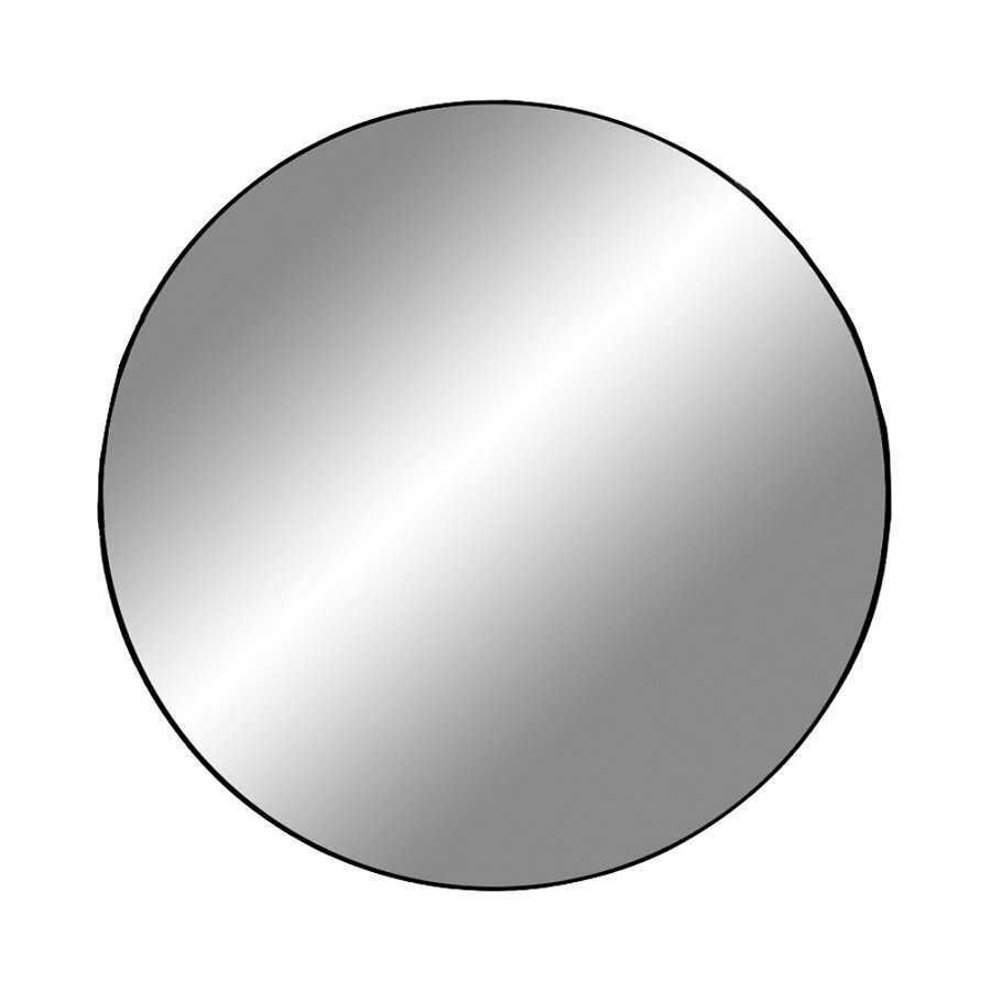 House N Jersey Mirror - Round - 80 cm Black