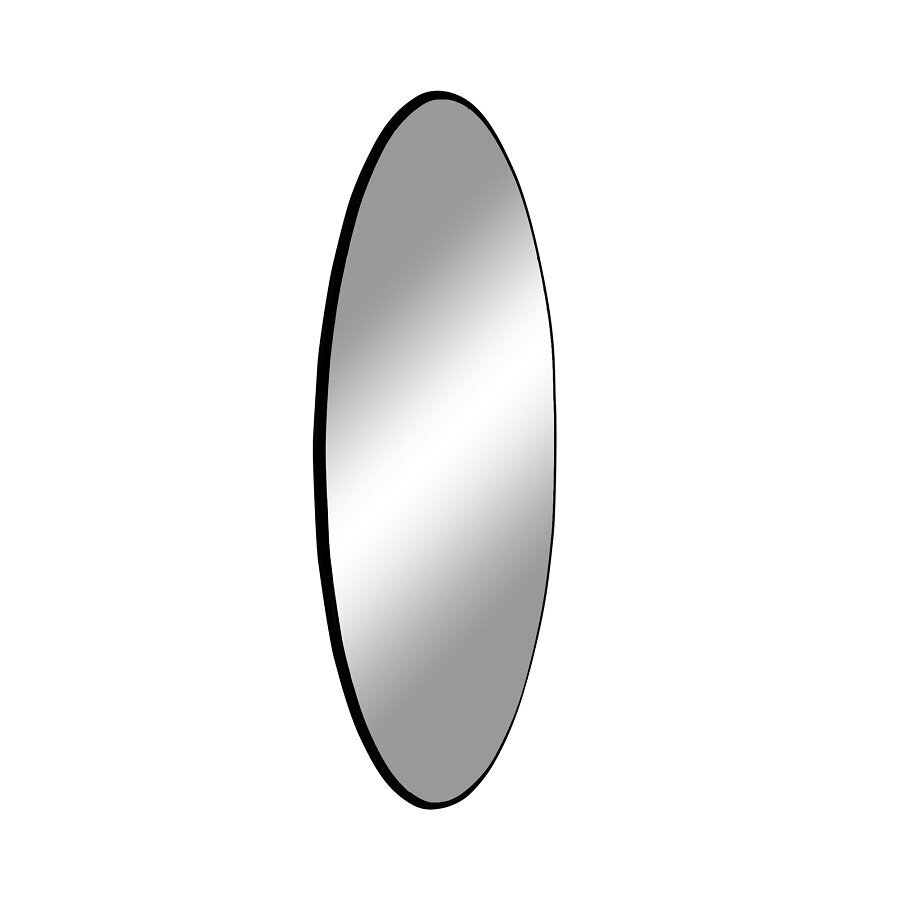 House N Jersey Mirror - Round - 80 cm Black