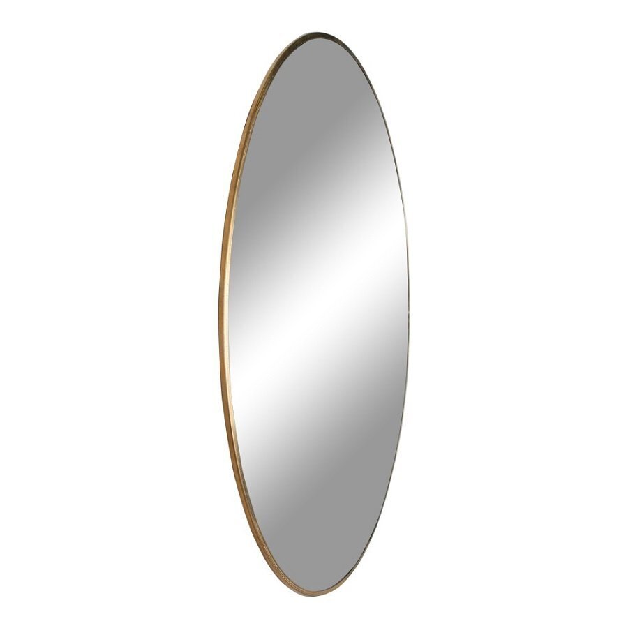 House N Jersey Mirror - Round - 100 cm brass