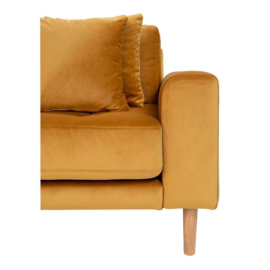House N Lido Lounge Sofa Left Facing Mustard Yellow