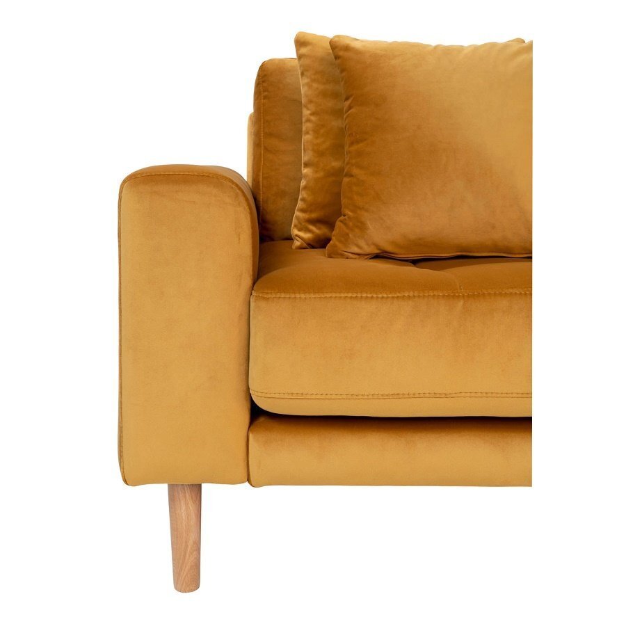 House N Lido Lounge Sofa Right Facing Mustard Yellow