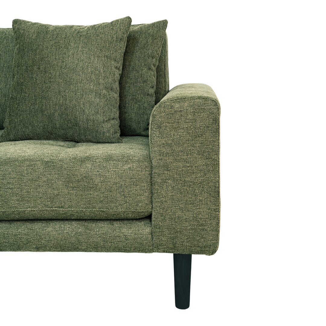 Lido Lounge Sofa Right Facing Olive Green Fabric HN1020