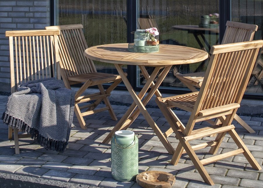 House N Toledo Teak Dining Chair