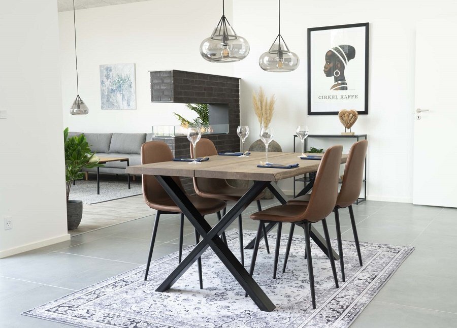 House N Toulon Dining Table - 140 x 95 cm  smoked oiled oak