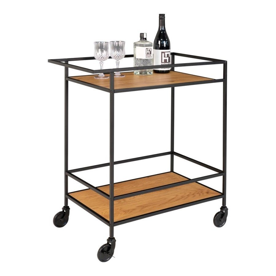 House N Vita Bar Trolley - Oak